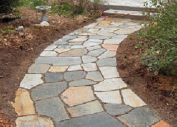 Flagstones in Landscaping