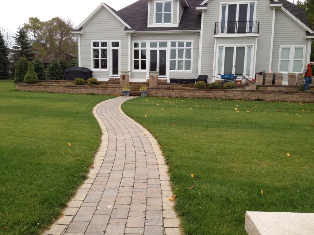 Pavers and Outside lighting