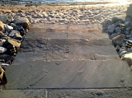 straight lines in steps