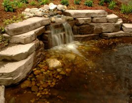 pyramidal waterfall